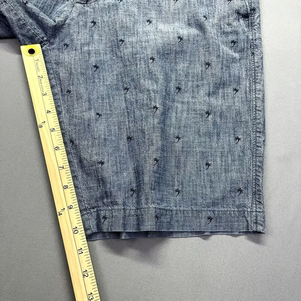 Banana Republic Mens Cotton Hawaiian Slash Pockets‎ Shorts Size 32